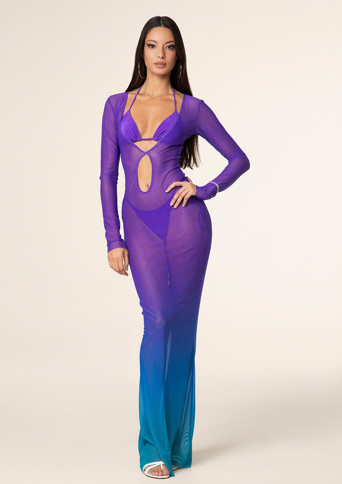 Vestito lungo Donna F**K Degradè 1162-X46 image 0