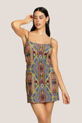 Abito corto masai colors image 0