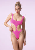 Trikini Donna F**K Fucsia Fluo SWC031-FF