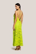 Abito lungo con incrocio blossom lace image 1